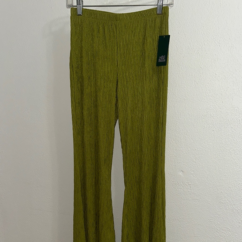 NWT Wild Fable Lime Green Ruched Pants